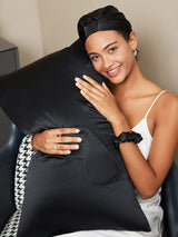 [Nero] SilkSilky-IT 19Momme Seta pura Pillowcase Set 001