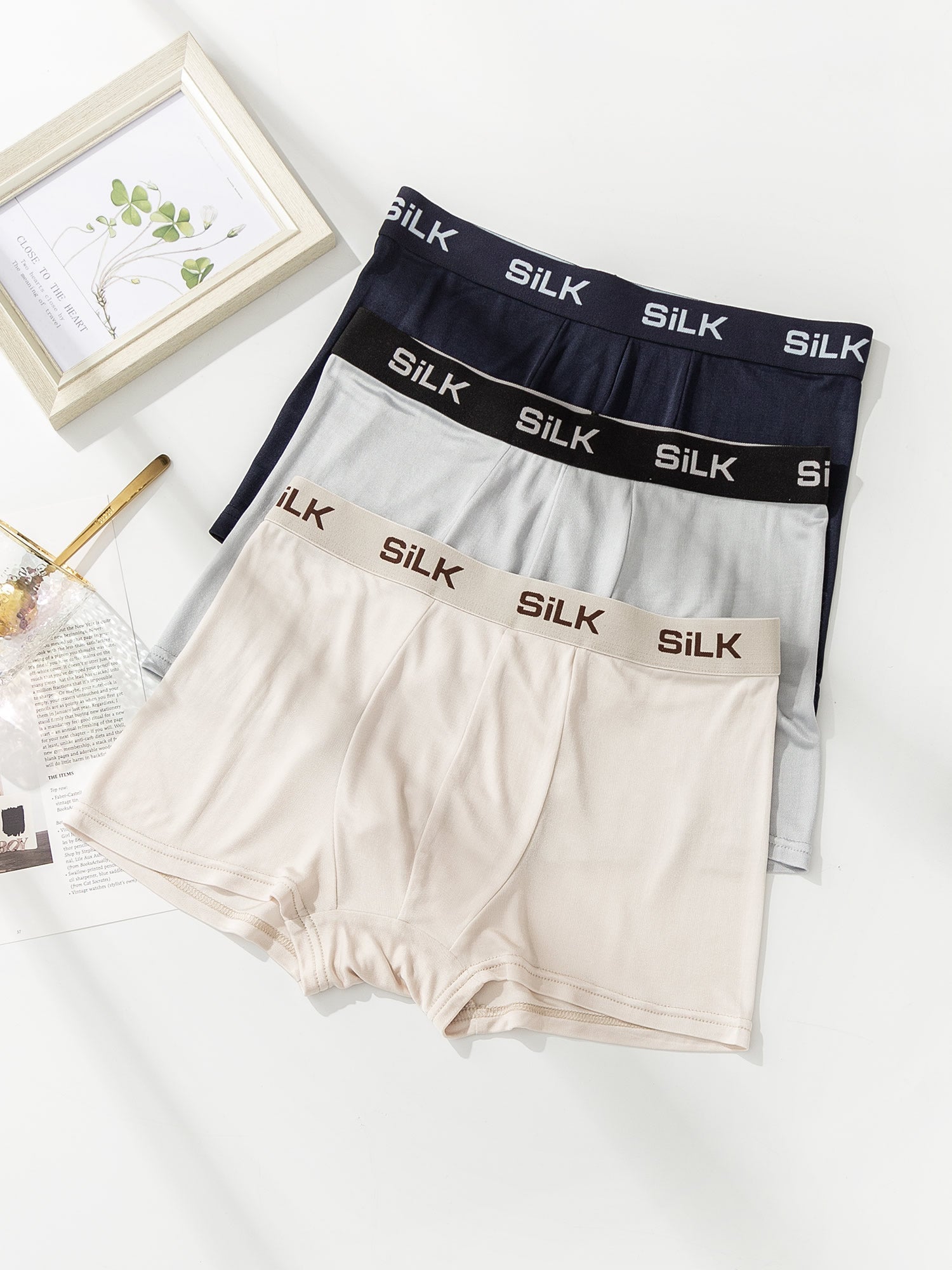 [Multi] SilkSilky-IT Seta pura Mens Underwear 003