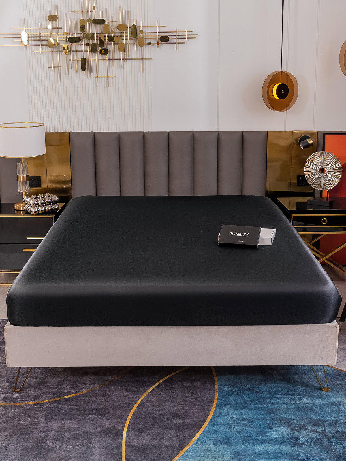 [Nero] SilkSilky-IT 19Momme Seta pura Sheet 002