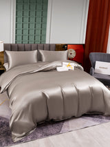 [Grigio] SilkSilky-IT 25Momme Set di biancheria da letto 003