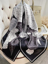 [P075] SilkSilky-IT Seta pura Scarf 001