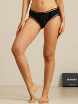 [Nero] SilkSilky-IT Mutandine da donna 005