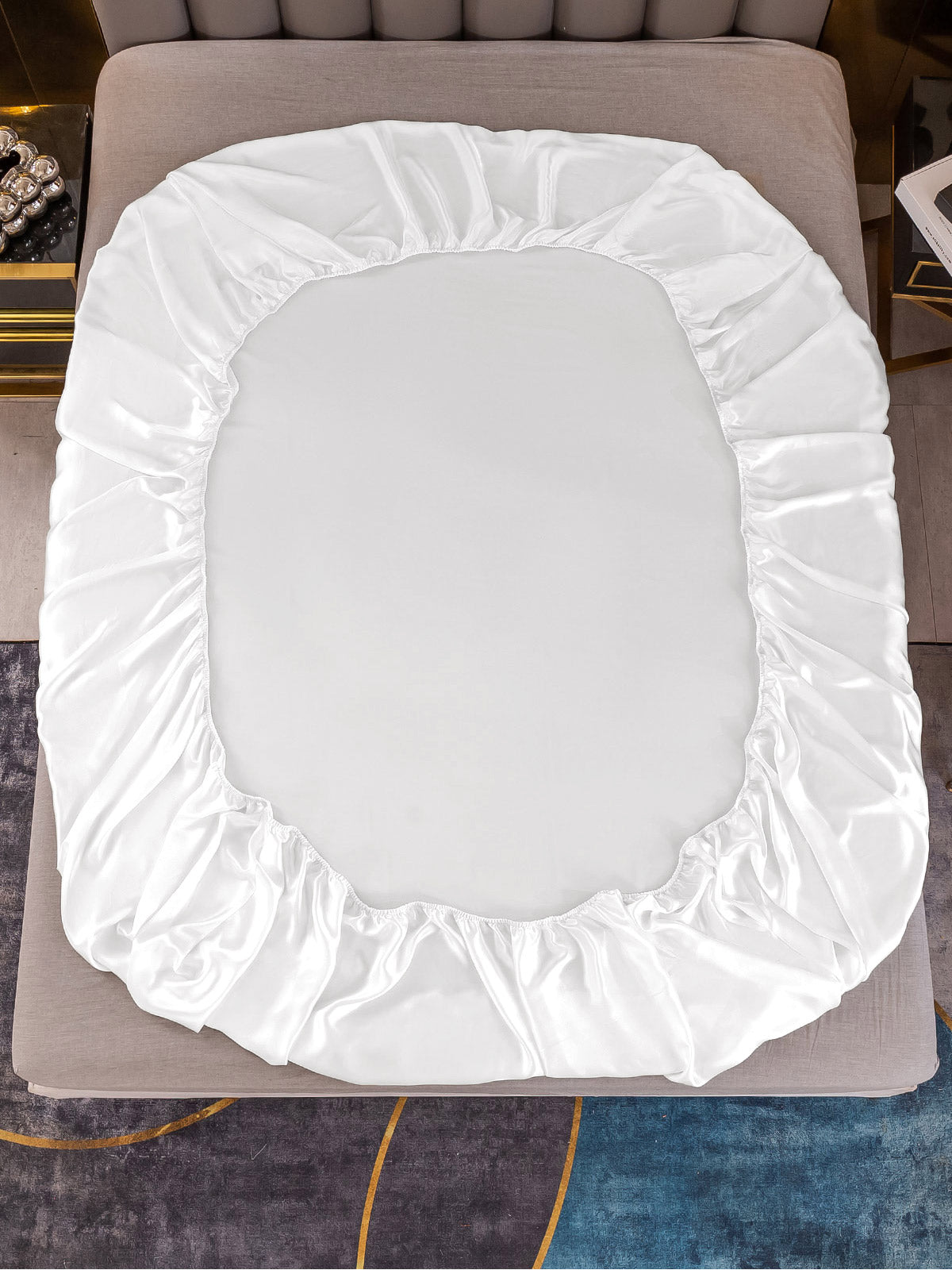 [Bianco] SilkSilky-IT 25Momme Seta pura Bedding Set 003