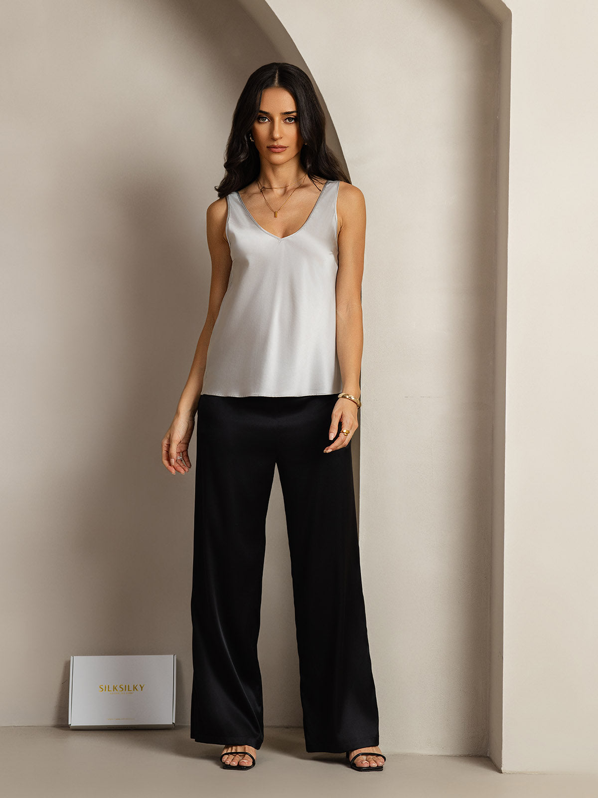 [Argento] SilkSilky-IT 19Momme Seta Camisoles 004,