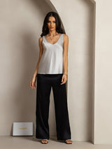 [Argento] SilkSilky-IT Sleeveless V Neck Cami 004