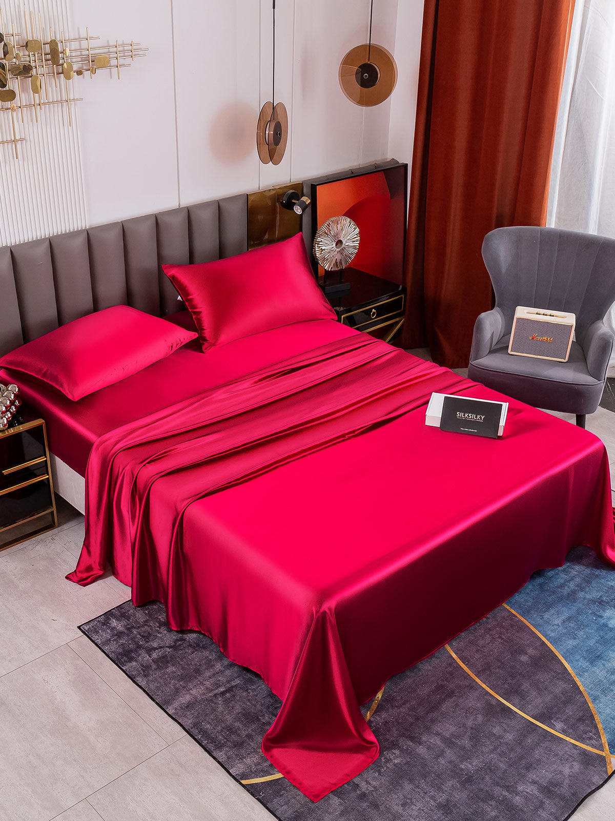 [Vino] SilkSilky-IT 19Momme Seta pura Bedding Set 001