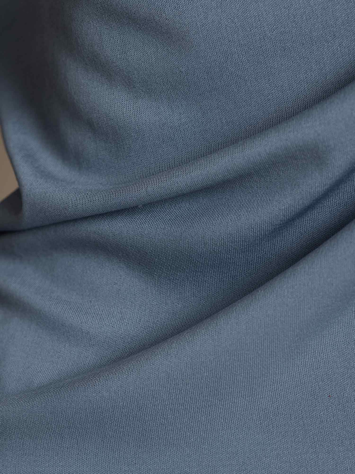 [BluGrigiastro] SilkSilky-IT Seta pura Womens T-Shirt 005