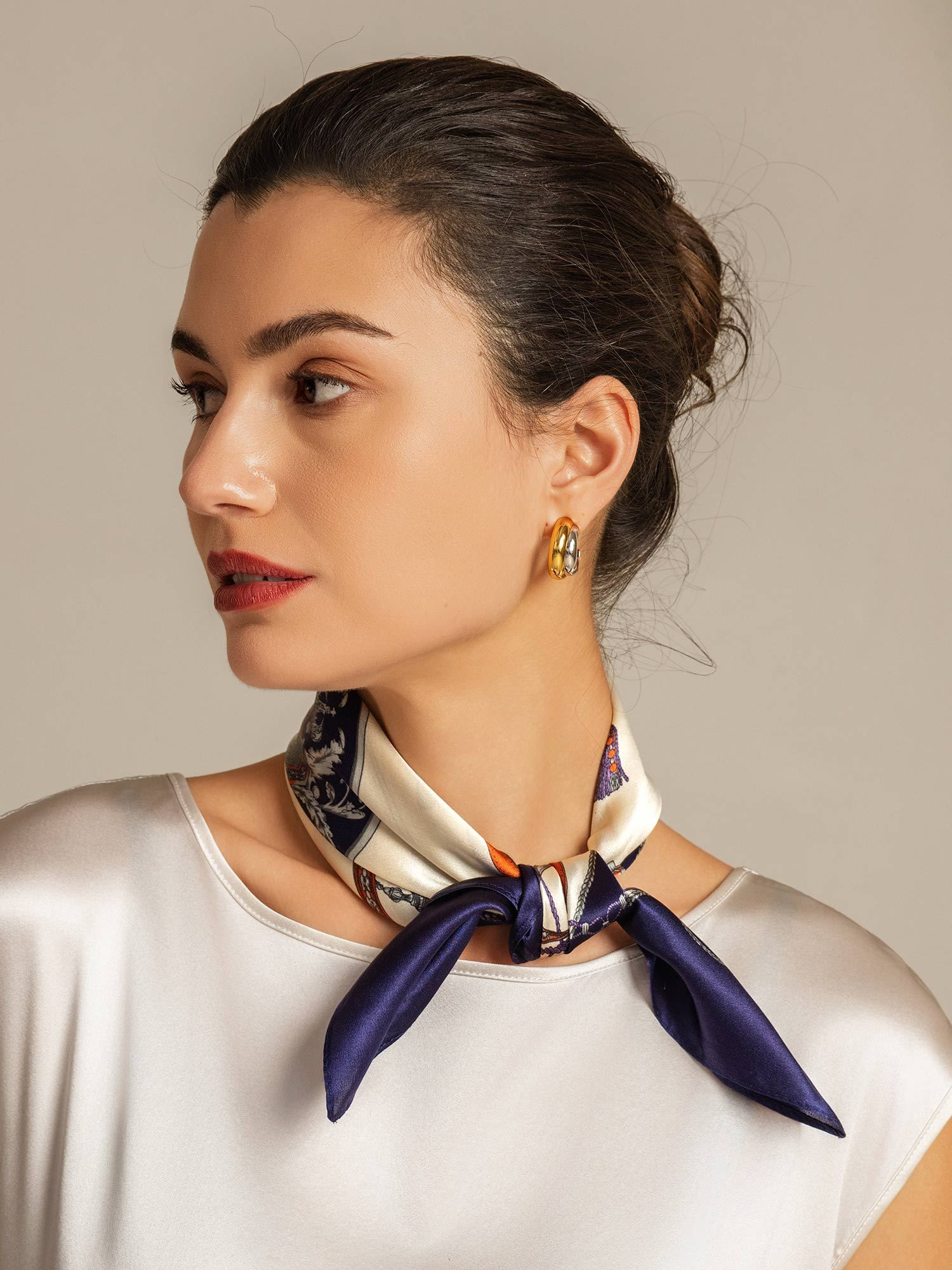[P097] SilkSilky-IT Seta pura Scarf 004