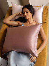 [MalvaPallido+RosaChiaro] SilkSilky-IT 22Momme Seta pura Pillowcase 004