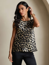[Leopardo] SilkSilky-IT 19Momme Seta Womens T-Shirt 004