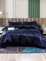 [Blu Scuro] SilkSilky-IT 25Momme Bedding Set 001