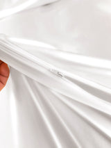 [Bianco] SilkSilky-IT 25Momme Set di biancheria da letto 007