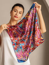 [P095] SilkSilky-IT Seta pura Scarf 005