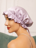 SilkSilky-IT Seta pura Sleep Cap Lavanda 002