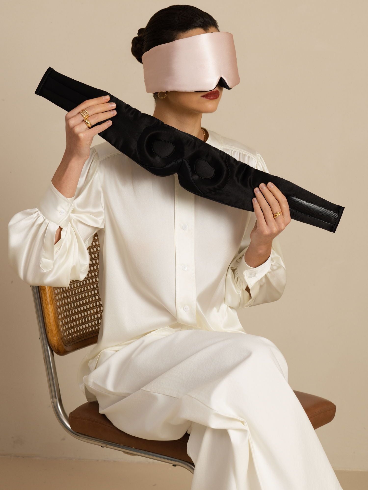 [Rosa] SilkSilky-IT Mascherina da Notte 001