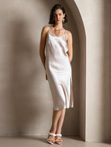 [Beige] SilkSilky-IT Sleeveless Vestiti da donna 003