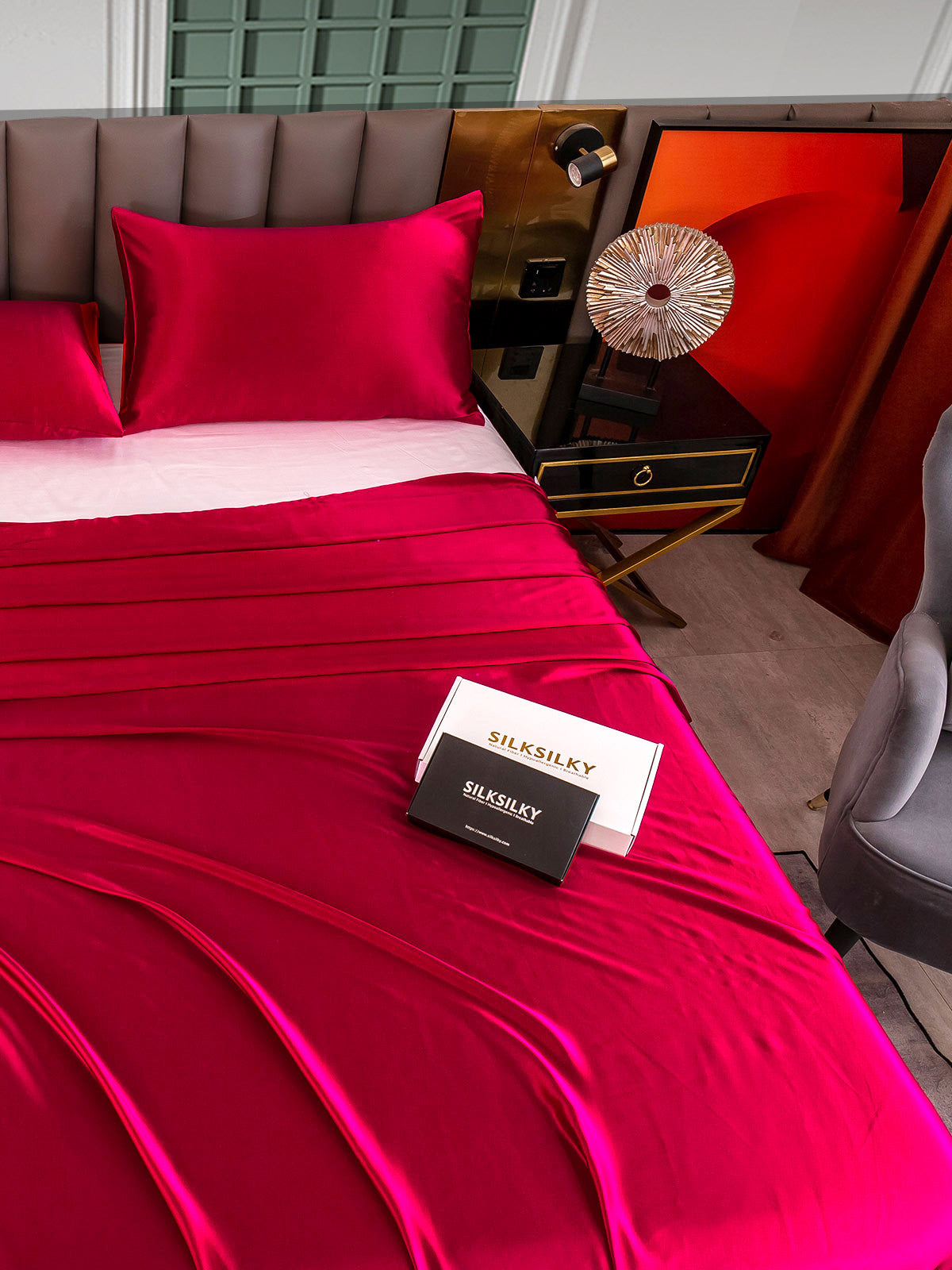 [Vino] SilkSilky-IT 25Momme Seta pura Bedding Set 004