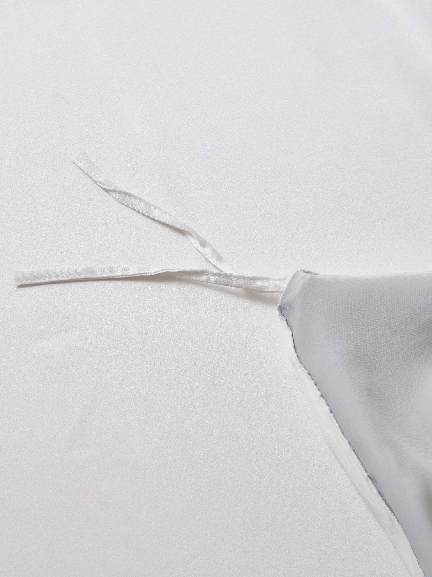 [GrigioChiaro+Bianco] SilkSilky-IT 19Momme Seta pura Bedding Set 006,