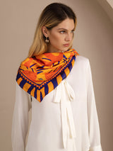 [Cane Arancione] SilkSilky-IT Scarf 003