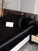 [Nero] SilkSilky-IT 22Momme Set di biancheria da letto 006