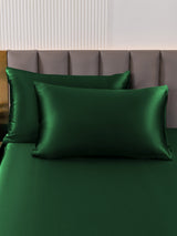[Verde Scuro] SilkSilky-IT 22Momme Seta pura Pillowcase 001
