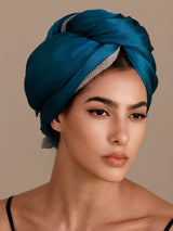 [Verde Acqua] SilkSilky-IT Turbante Per Capelli 005