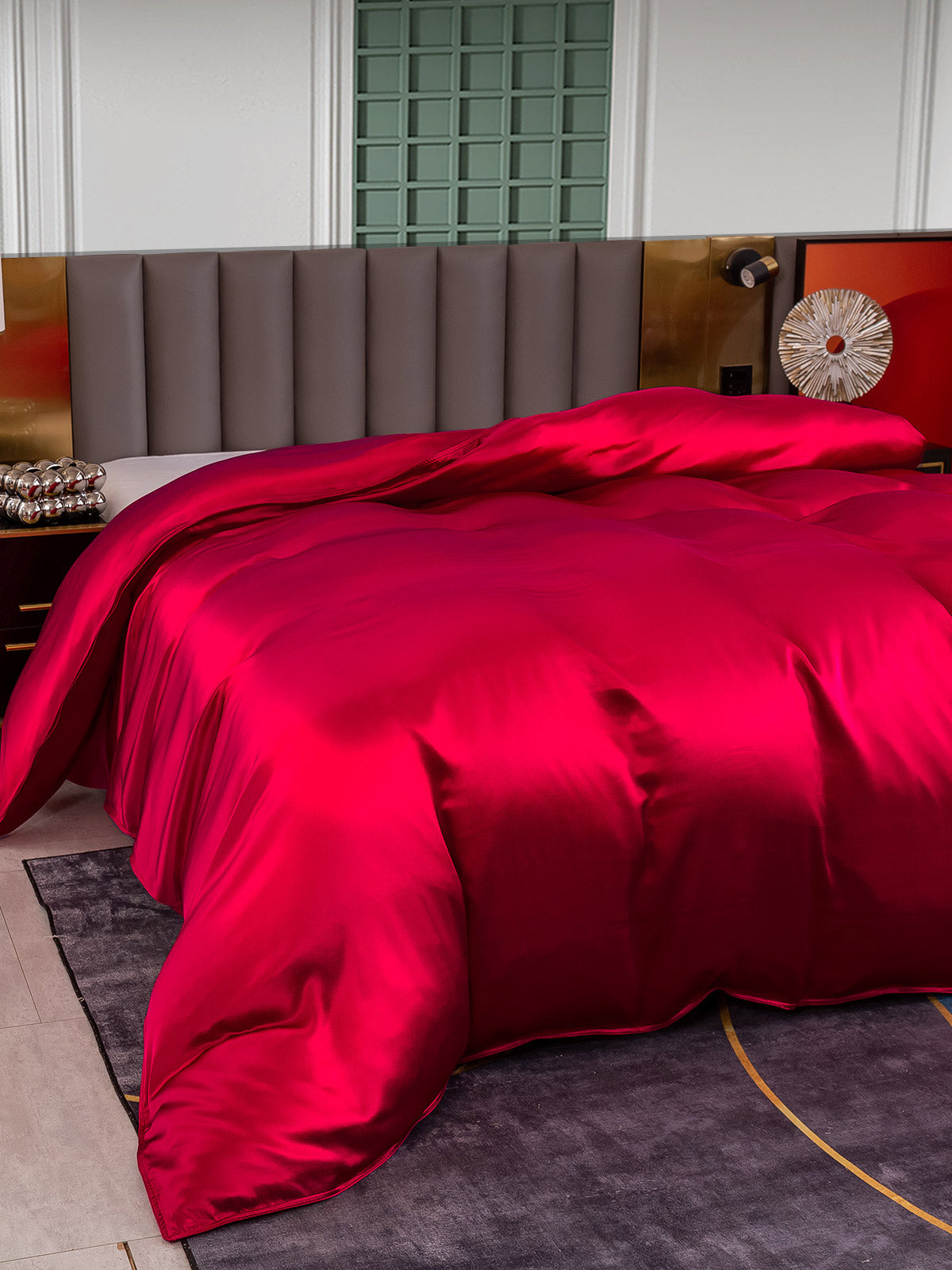 [Vino] SilkSilky-IT 25Momme Seta pura Duvet Cover 005