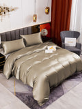 SilkSilky IT 19Momme Seta pura Bedding Set Cachi 003