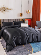 [Nero] SilkSilky-IT 19Momme Set di biancheria da letto 001