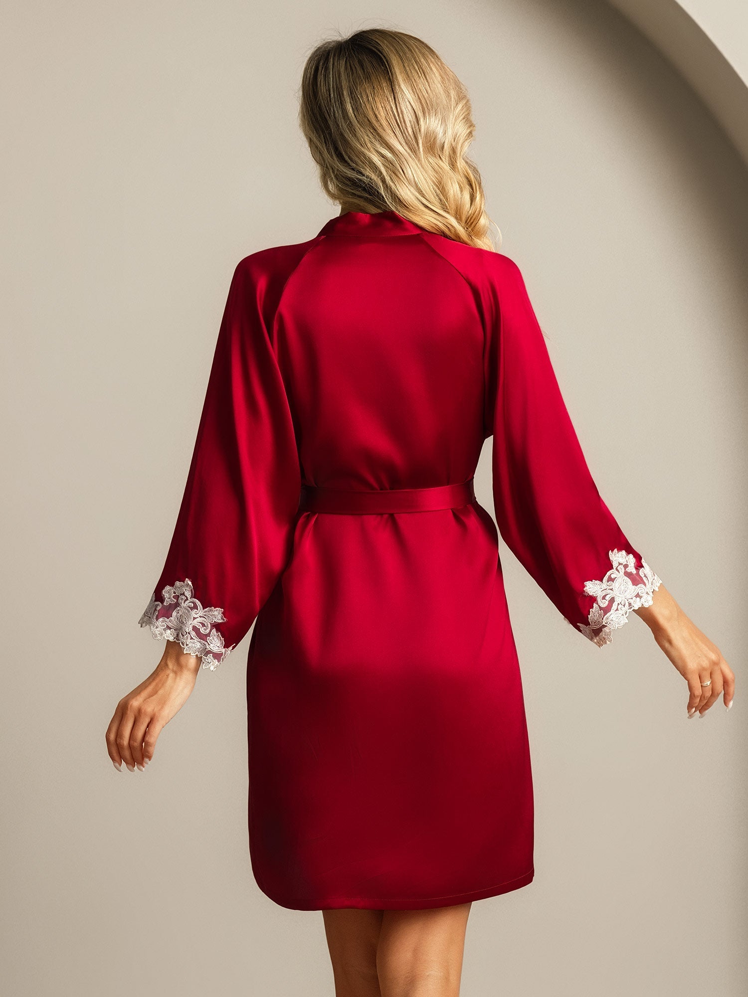 [Vino] SilkSilky-IT Seta pura Womens Robe 002,