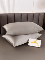 [Grigio] SilkSilky-IT 19Momme Seta pura Pillowcase 005