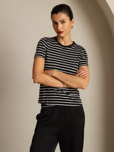 [RigheNere] SilkSilky-IT Seta pura Womens T-Shirt 005