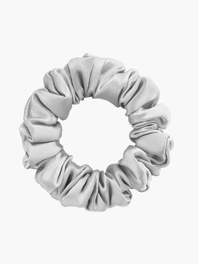 [Argento] SilkSilky-IT 19Momme Seta pura Scrunchie 005
