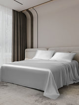 [Argento] SilkSilky-IT 22Momme Set di biancheria da letto 002