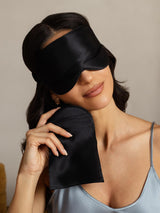 [Nero] SilkSilky-IT Mascherina da Notte 001
