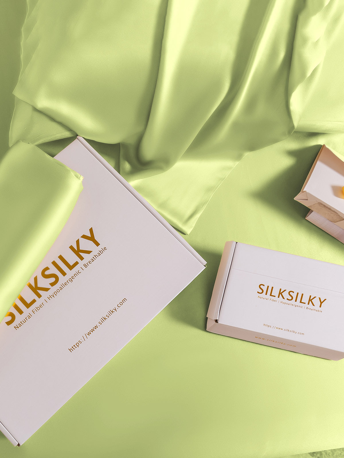 [Menta Verde] SilkSilky-IT 19Momme Seta pura Pillowcase 006