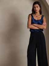 [Blu Scuro] SilkSilky-IT Sleeveless Cami 005