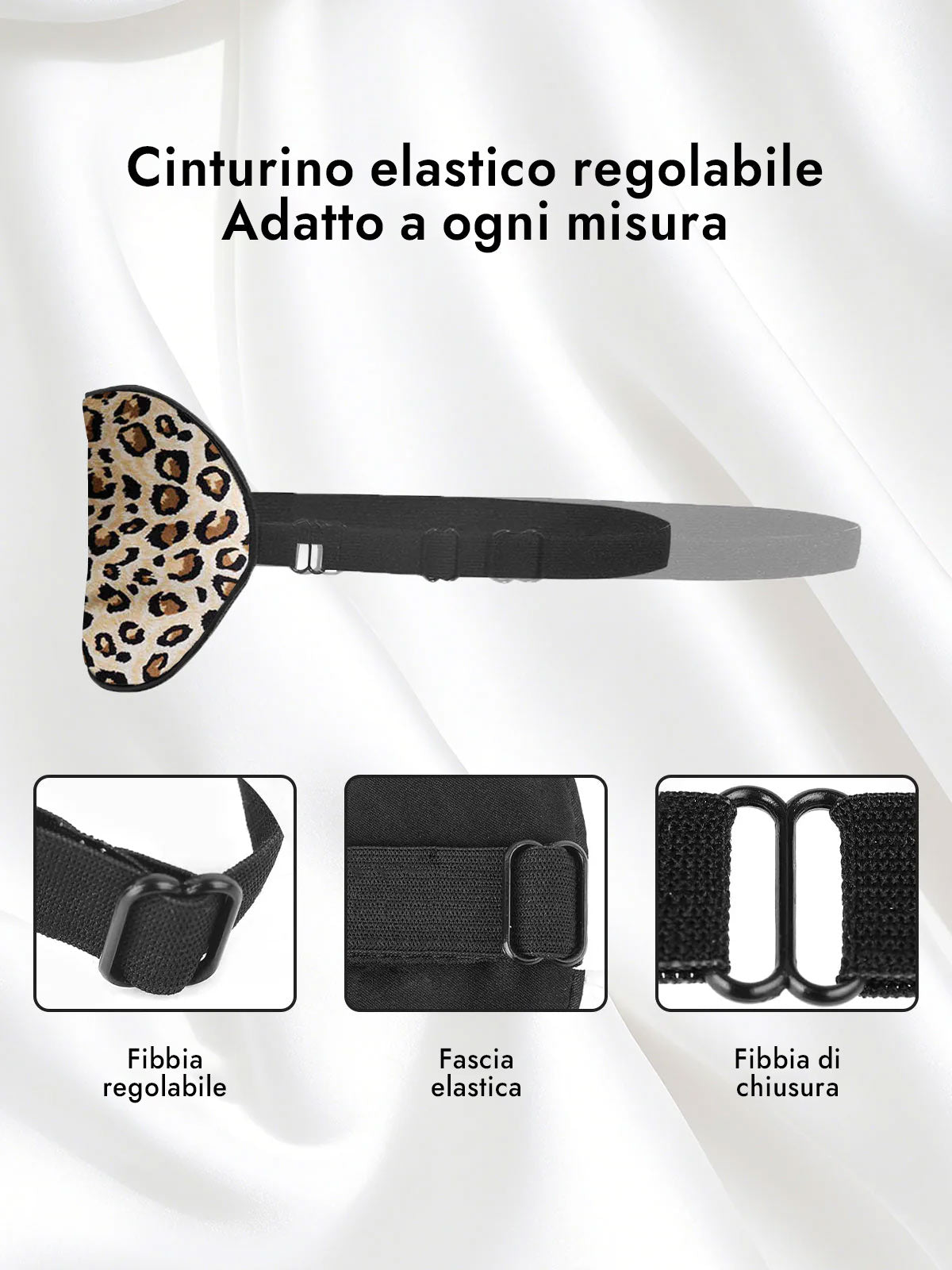 [Leopardo] SilkSilky-IT Mascherina da Notte 004