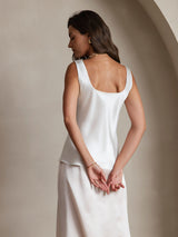 [Bianco] SilkSilky-IT Sleeveless Cami 002