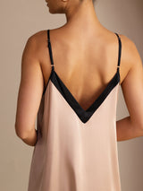 [Toscana] SilkSilky-IT V Neck Vestiti da donna 002