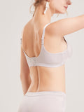 SilkSilky IT Maglia di seta Bra Grigio 002