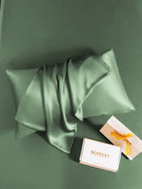 [Verde Grigiastro] SilkSilky-IT 30Momme Federa 006