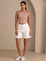 [Rosa] SilkSilky-IT Sleeveless Crew Neck Cami 007