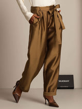 [Bronzo] SilkSilky-IT 32Momme Seta Womens Pants 006