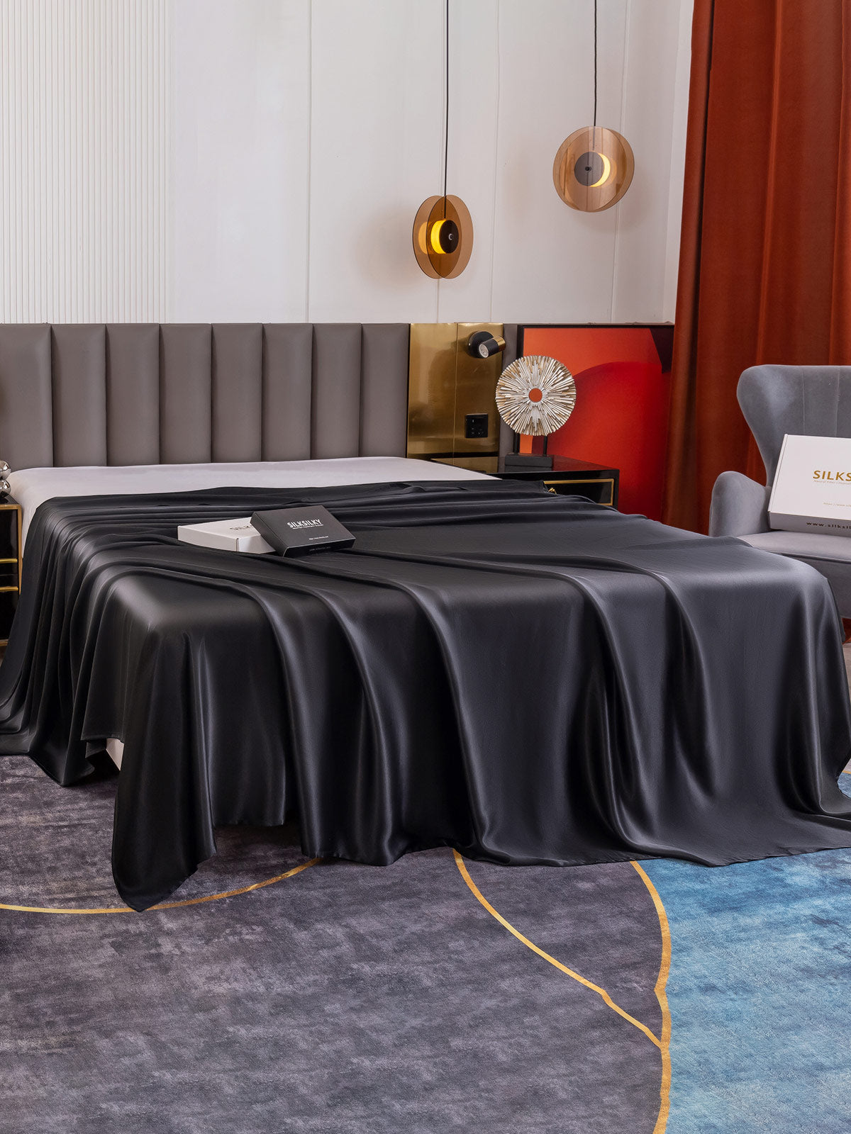 [Nero] SilkSilky-IT 19Momme Seta pura Sheet 003