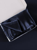 [Blu Scuro] SilkSilky-IT 22Momme Seta pura Pillowcase 005