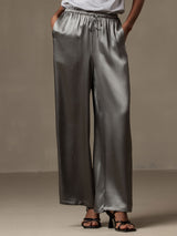 [Grigio Scuro] SilkSilky-IT Pantaloni da donna 001