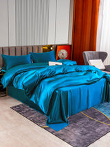 [Verde Acqua] SilkSilky-IT 22Momme Set di biancheria da letto 002