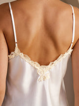[Bianco] SilkSilky-IT Sleeveless V Neck Cami 005