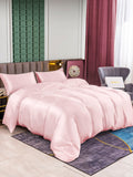 SilkSilky IT 25Momme Seta pura Bedding Set Rosa 001